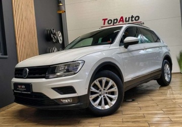 Volkswagen Tiguan II SUV 1.4 TSI 150KM 2017 Volkswagen Tiguan 1.4 TSI 150KM DSG TEMPOMAT AKTYWNY bezwypadkowy 1.4