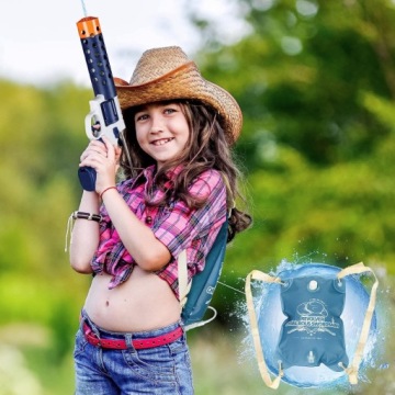 ВОДЯНОЙ ПИСТОЛЕТ С РЮКЗАКОМ РЕВОЛЬВЕРНЫЙ ПУАНС Водяной рюкзак Автоматический