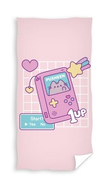 PUSHEEN RĘCZNIK Kąpielowy Plażowy Dziecięcy BASEN WAKACJE 140 x 70 cm