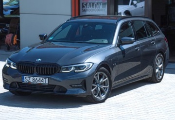 BMW Seria 3 G20-G21 Touring 2.0 330e 292KM 2022 BMW 330e 292ps Sport Line Lasery Webasto Hi-Fi Live Cocpit Pro 3xKlima LKA, zdjęcie 38