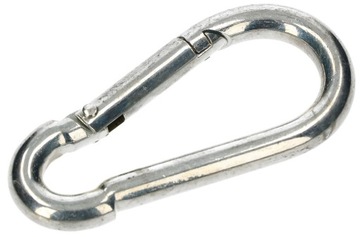 KARABIŃCZYK STRAŻACKI ZACZEP KARABINEK HAK LIN 80 OCYNKOWANY