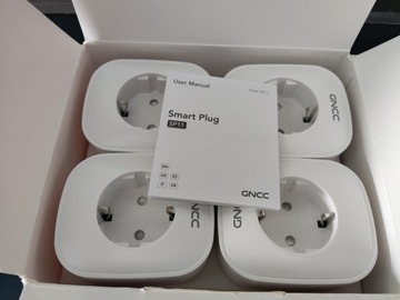 Умная Wi-Fi розетка GNCC SP11 SLIM 16A SMART TUYA WATT METER