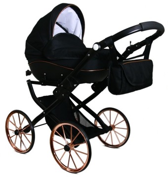 БОЛЬШАЯ ПОЛЬСКАЯ коляска для кукол MAJA RETRO EXC