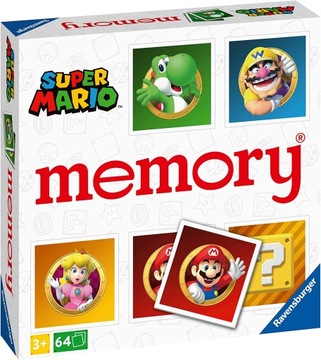RAVENSBURGER GRA PAMIĘCIOWA MEMORY MEMO MEMOS SUPER MARIO 20925