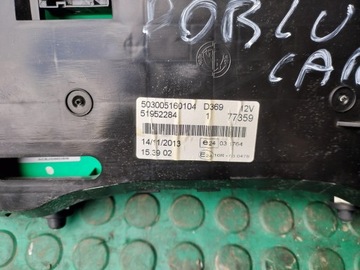 FIAT DOBLO II COMBO D 1.3 M-JET PŘÍSTROJOVÁ DESKA