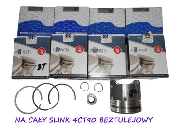 KOMPLET PÍST KROUŽEK MOTORU 4C90 NA ROZMĚR