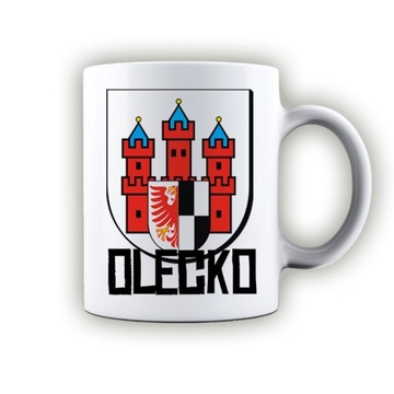 kubek ceramiczny herb Olecko