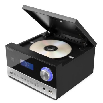 Стереосистема HiFi BT CD MP3 FM-радио USB-пульт дистанционного управления