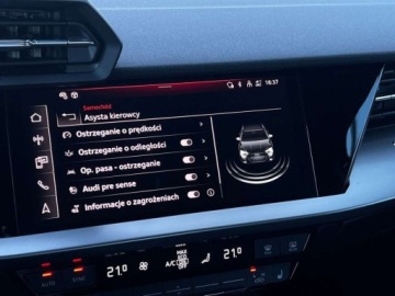Audi A3 8Y Sportback 1.5 35 TFSI 150KM 2024 Audi A3 Sportback Audi Virtual Cockpit Plus Audi Sound System Faktura VAT, zdjęcie 23