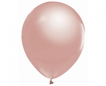 Balony metaliczne Jasny Różowy DUŻE 10 szt