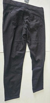 Primark spodnie jeansowe jegging czarne 44