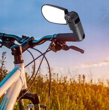 LUSTERKO ROWEROWE DO ROWERU NA KIEROWNICĘ UNIWERSALNE WSTECZNE LEWE PRAWE