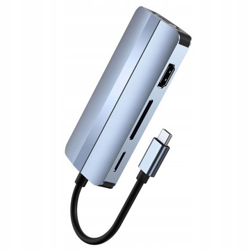 USB-концентратор C typeC 3.1 Thunderbolt 3 HDMI 4K VGA SD TF