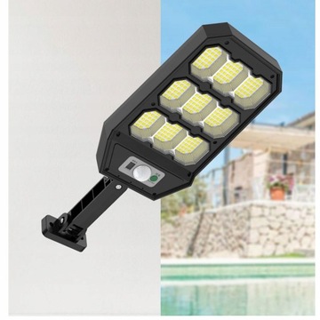 СОЛНЕЧНАЯ УЛИЧНАЯ ФОНАРЬ ЛАМПА 279 LED COB + ПУЛЬТ ДИСТАНЦИОННОГО УПРАВЛЕНИЯ