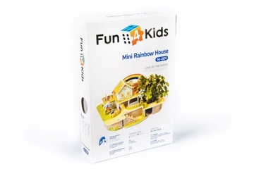 Puzzle 3d piankowe z nasionkami do wysiania Fun4Kids Tęczowy Dom