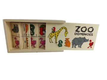 Домино Деревянный пазл для детей