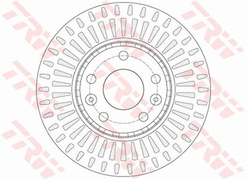 ПЕРЕДНИЕ ДИСКИ + КОЛОДКИ TRW RENAULT MEGANE III 296MM
