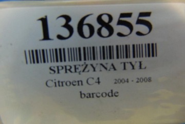 CITROEN C4 COUPE 1.6HDI PRUŽINY ZADNÍ