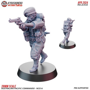 NCO A Australian Pacific Commando Kyoushuneko Mini