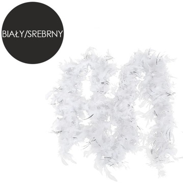 ШАРФ БОА ИЗ ПЛОТНЫХ ПЕРО, ЦЕПЬ ДЛЯ УКРАШЕНИЯ РОЖДЕСТВЕНСКОЙ ЕЛКИ