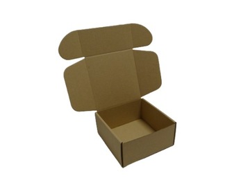Karton fasonowy 14x14,5x7 cm, szary, Fala E
