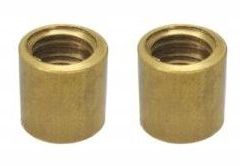 Mufka gwint M8x1 złączka nakrętka 10mm mosiężna 2x