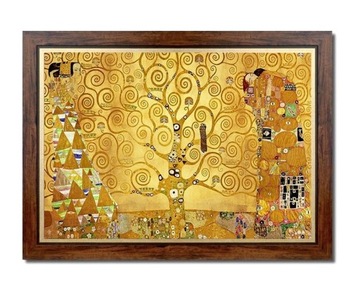 OBRAZ GUSTAV KLIMT DRZEWO ŻYCIA POCAŁUNEK + RAMA