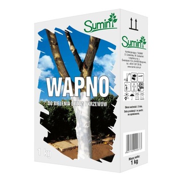 Wapno do bielenia drzew 800 g. Sumin
