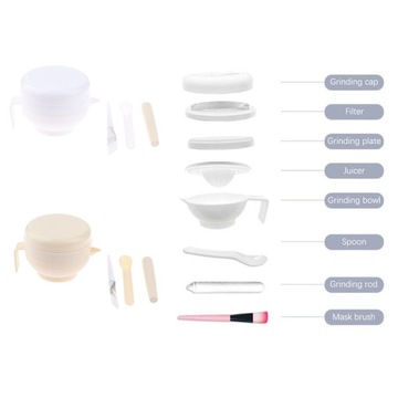 8Pcs/set Cucumber Grinder Grinding Melon Bowl