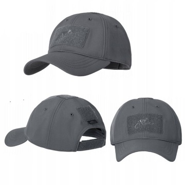 Zimowa Czapka Shark Z Daszkiem Baseball Uniwersalna Regulowana Shadow Grey