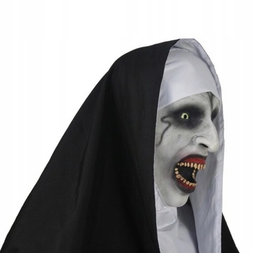 Maska na Halloween LATEX Mníška THE NUN