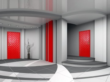 КРАСКА ДЛЯ ОБИВКИ ДВЕРИ 80/90 KARO 10x10 RED