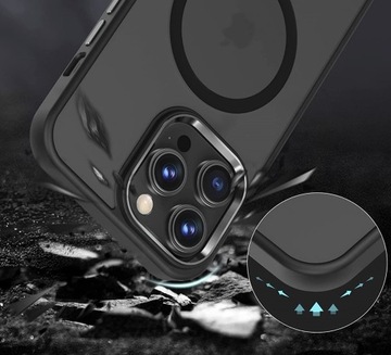 Матовый чехол Magsafe MAGMAT для IPHONE 12/12 PRO, черный