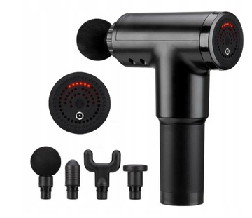 Mocny Pistolet Do Masażu MASAŻER CIAŁA Z AKUMULATOREM MASSAGE GUN PRO