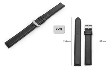 BARDZO DŁUGI SKÓRZANY CZARNY PASEK SUPERLONG XXXL
