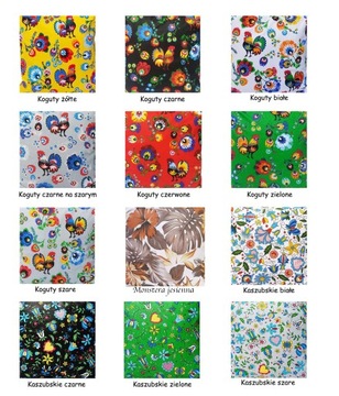 Kwadratowa poduszka taboret stołek 30x30cm DUŻY WYBÓR WZORÓW