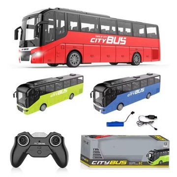 AUTO AUTOKAR NA ZDALNE STEROWANIE PILOT AUTOBUS ŚWIATŁO LED