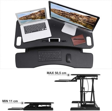 Регулируемый дополнительный стол со столиком для ноутбука