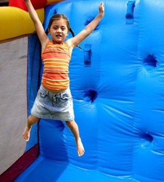 Надувной замок COMBO SLIDE, батут HappyHop