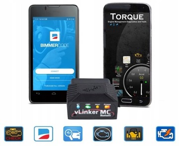 Диагностический интерфейс Vgate vLinker MC+ 4.0 OBD2 ELM327