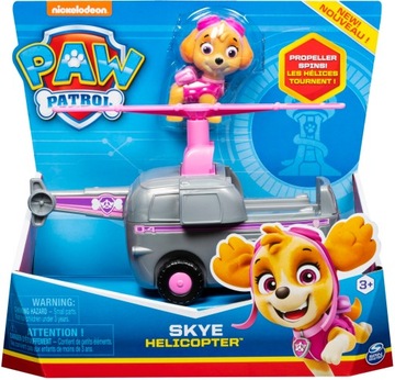 ФИГУРА PAW PATROL SKYE ТРАНСПОРТ ПОДВИЖНЫЙ ВЕРТОЛЕТ