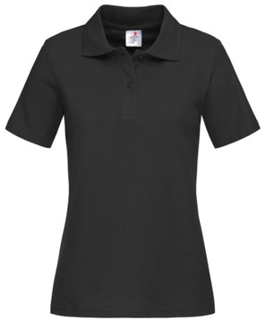 T-Shirt koszulka polo damska ST3100 Czarna XL