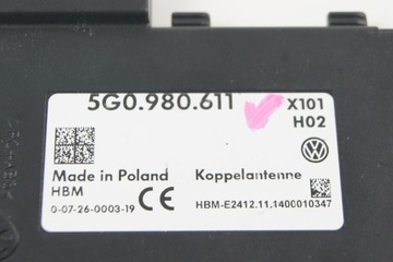 GD PASSAT B8 GOLF 7 ZESILOVAČ ANTÉNNÍ 5G0980611