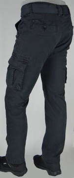 АНТРАЦИТ Брюки-карго стрейч с поясом r32 IT. Различные размеры