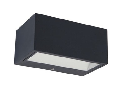 Lampa kinkiet zewnętrzny LED antracyt biały Lutec