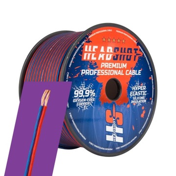 PRZEWÓD GŁOŚNIKOWY (OFC) 16AWG / 1,3mm2 HEADSHOT