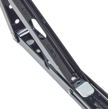 СКЛАДНОЙ УГЛОВОЙ КРОНШТЕЙН ДЛЯ ПОЛКИ L 300, ЧЕРНЫЙ