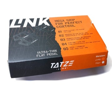 Педали Tatze Link MTB с тонкой платформой, 343 г.