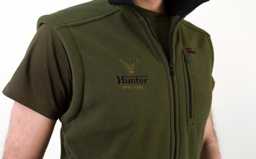 KAMIZELKA MYŚLIWSKA HUNTER Z POLARU - POLSKA! 5XL