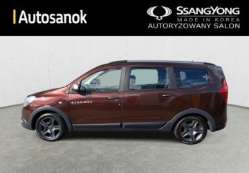 Dacia Lodgy Minivan Facelifting 1.6 SCe 102KM 2017 Dacia Lodgy Dacia Lodgy STP Salon Polska 1-Wl Serwis A.S.O LPG 7-Osob, zdjęcie 7
